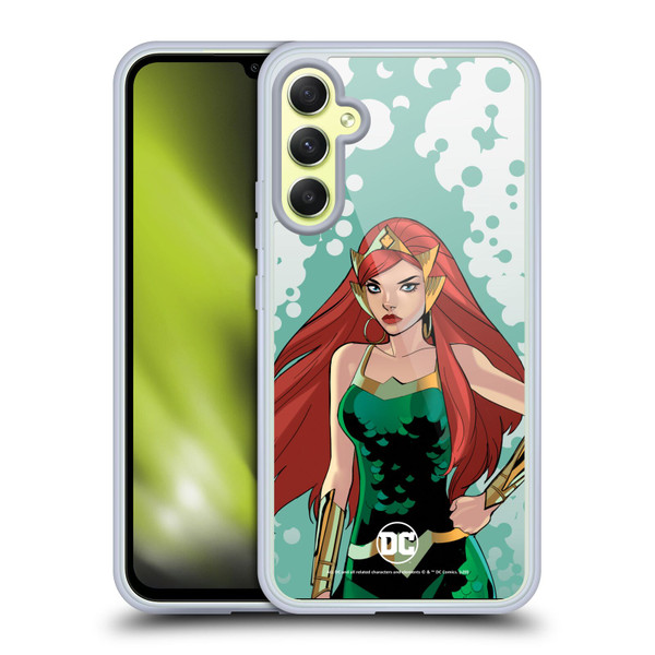 DC Women Core Compositions Mera Soft Gel Case for Samsung Galaxy A34 5G