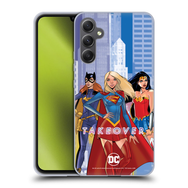 DC Women Core Compositions Girl Power Soft Gel Case for Samsung Galaxy A34 5G