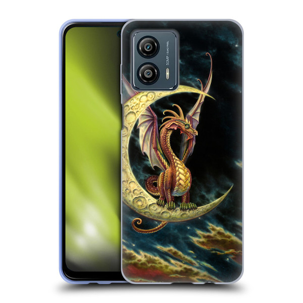Myles Pinkney Mythical Moon Dragon Soft Gel Case for Motorola Moto G53 5G