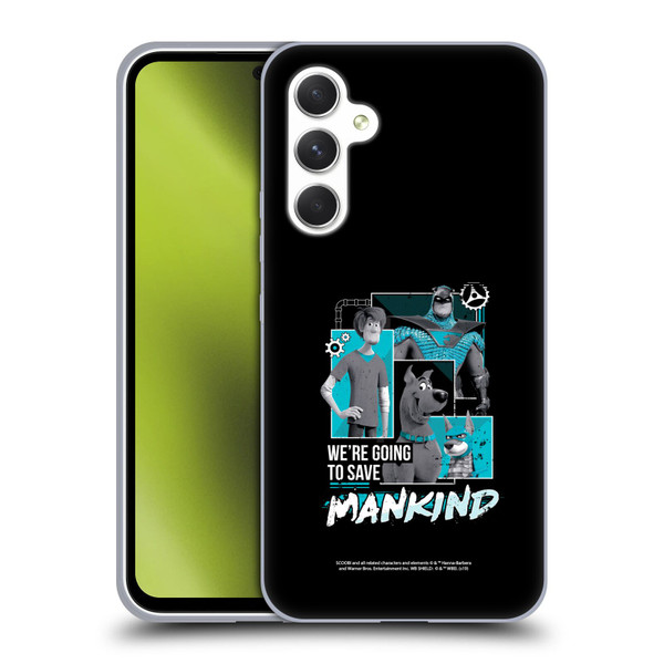 Scoob! Scooby-Doo Movie Graphics Save Mankind Soft Gel Case for Samsung Galaxy A54 5G