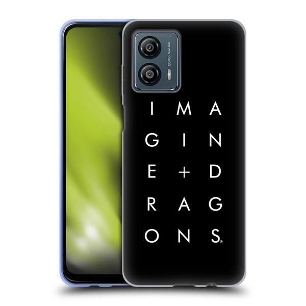 Imagine Dragons Key Art Stacked Logo Soft Gel Case for Motorola Moto G53 5G