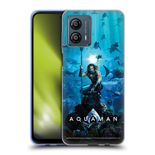 Aquaman Movie Posters Marine Telepathy Soft Gel Case for Motorola Moto G53 5G