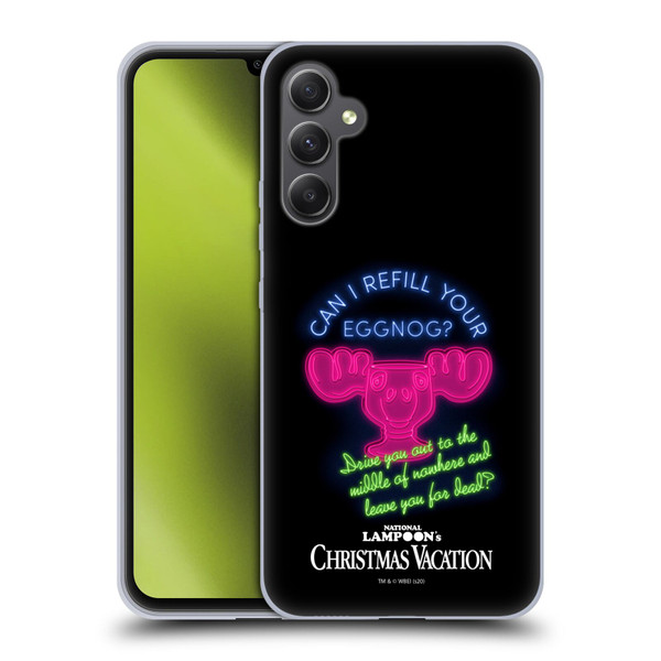 National Lampoon's Christmas Vacation Graphics Eggnog Quote Soft Gel Case for Samsung Galaxy A34 5G