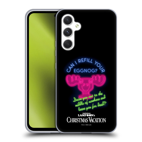 National Lampoon's Christmas Vacation Graphics Eggnog Quote Soft Gel Case for Samsung Galaxy A54 5G