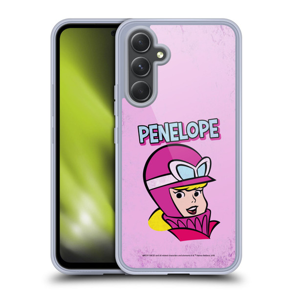 Wacky Races Classic Penelope Soft Gel Case for Samsung Galaxy A54 5G