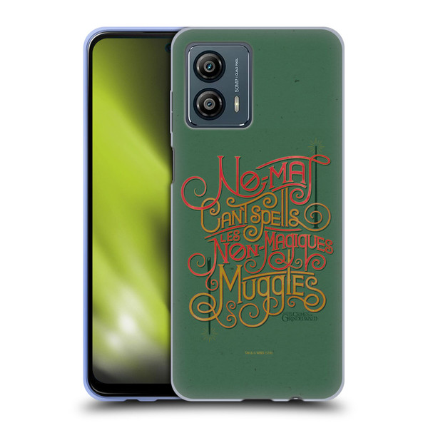 Fantastic Beasts The Crimes Of Grindelwald Art Nouveau Muggles Soft Gel Case for Motorola Moto G53 5G