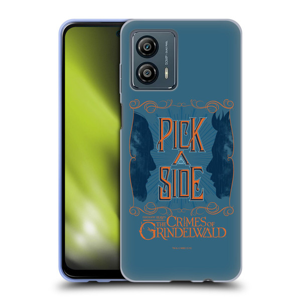 Fantastic Beasts The Crimes Of Grindelwald Art Nouveau Pick A Side Soft Gel Case for Motorola Moto G53 5G
