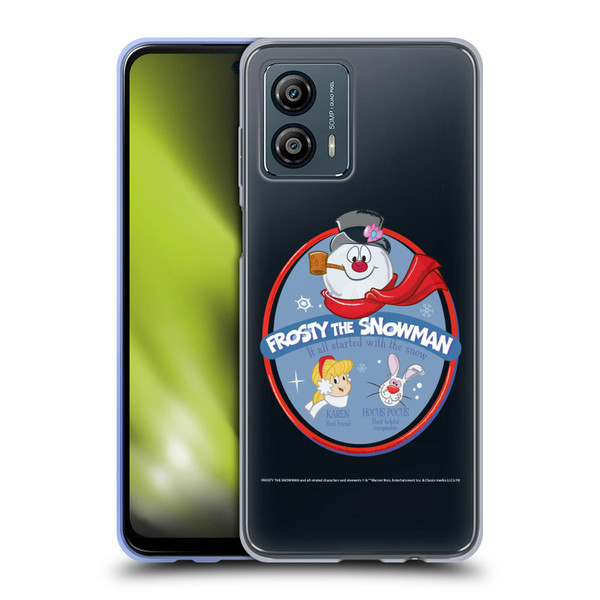 Frosty the Snowman Movie Key Art Frosty And Friends Soft Gel Case for Motorola Moto G53 5G