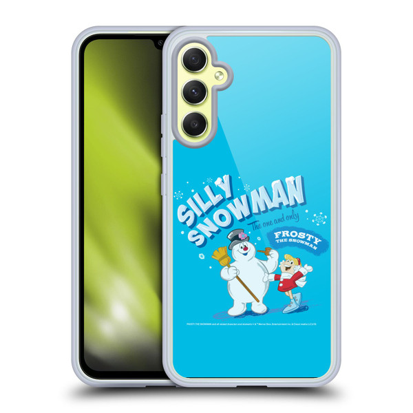 Frosty the Snowman Movie Key Art Silly Snowman Soft Gel Case for Samsung Galaxy A34 5G