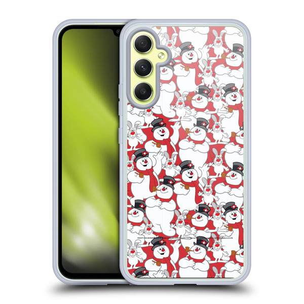 Frosty the Snowman Movie Patterns Pattern 4 Soft Gel Case for Samsung Galaxy A34 5G