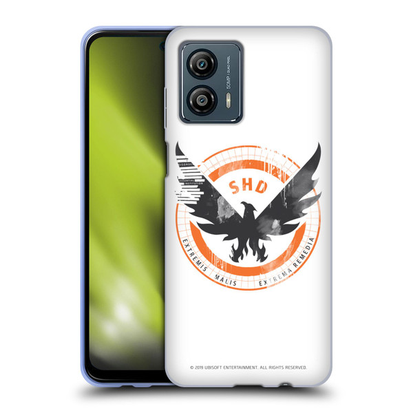 Tom Clancy's The Division Key Art Logo White Soft Gel Case for Motorola Moto G53 5G