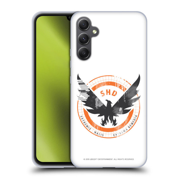 Tom Clancy's The Division Key Art Logo White Soft Gel Case for Samsung Galaxy A34 5G