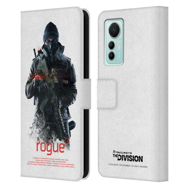 Tom Clancy's The Division Dark Zone Rouge 2 Leather Book Wallet Case Cover For Xiaomi 12 Lite