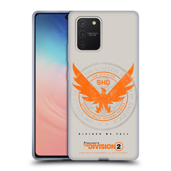 Tom Clancy's The Division 2 Key Art Phoenix US Seal Soft Gel Case for Samsung Galaxy S10 Lite