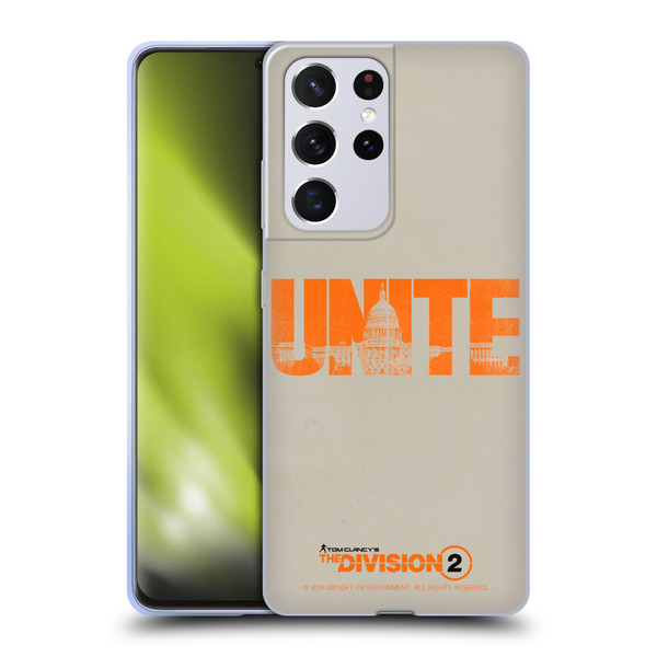 Tom Clancy's The Division 2 Key Art Unite Soft Gel Case for Samsung Galaxy S21 Ultra 5G