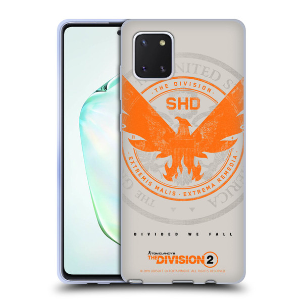 Tom Clancy's The Division 2 Key Art Phoenix US Seal Soft Gel Case for Samsung Galaxy Note10 Lite