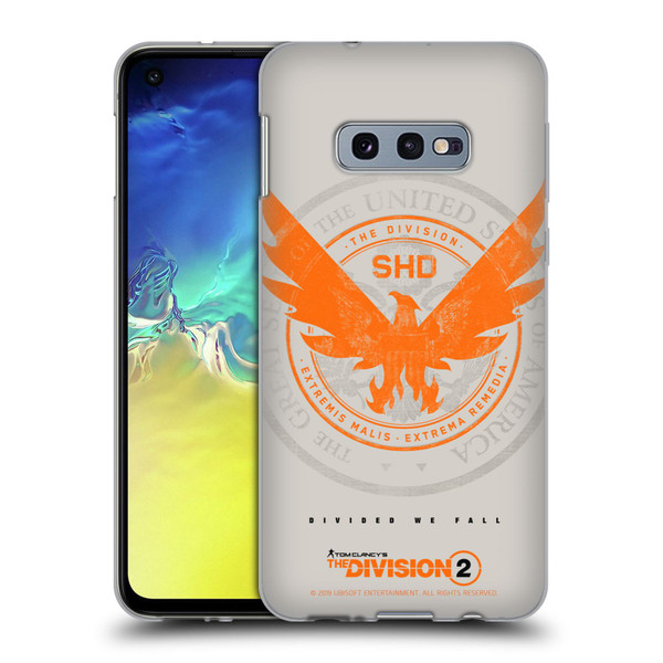 Tom Clancy's The Division 2 Key Art Phoenix US Seal Soft Gel Case for Samsung Galaxy S10e