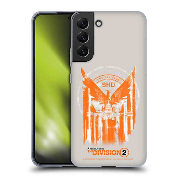 Tom Clancy's The Division 2 Key Art Phoenix Capitol Building Soft Gel Case for Samsung Galaxy S22+ 5G