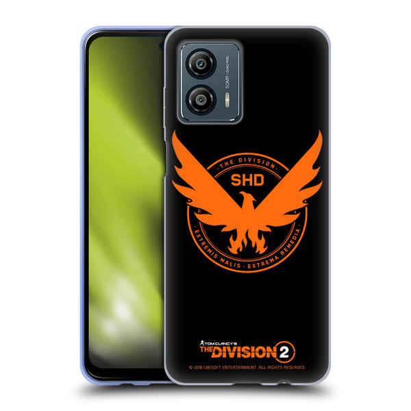 Tom Clancy's The Division 2 Logo Art Phoenix Soft Gel Case for Motorola Moto G53 5G