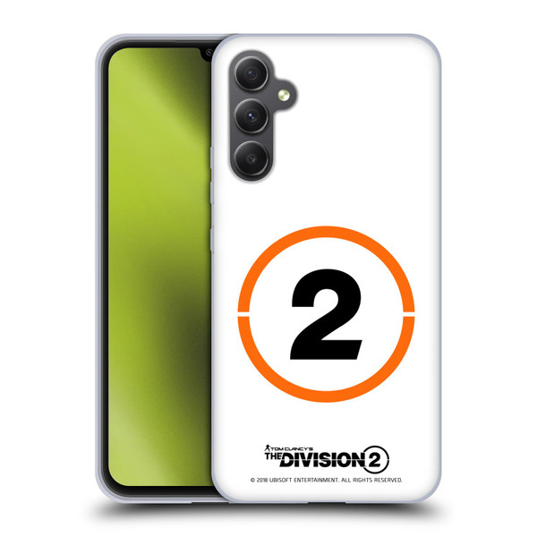 Tom Clancy's The Division 2 Logo Art Ring 2 Soft Gel Case for Samsung Galaxy A34 5G