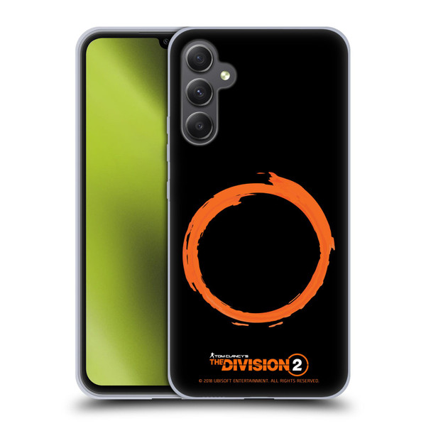 Tom Clancy's The Division 2 Logo Art Ring Soft Gel Case for Samsung Galaxy A34 5G