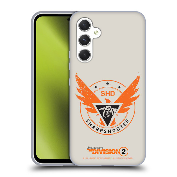 Tom Clancy's The Division 2 Logo Art Sharpshooter Soft Gel Case for Samsung Galaxy A54 5G