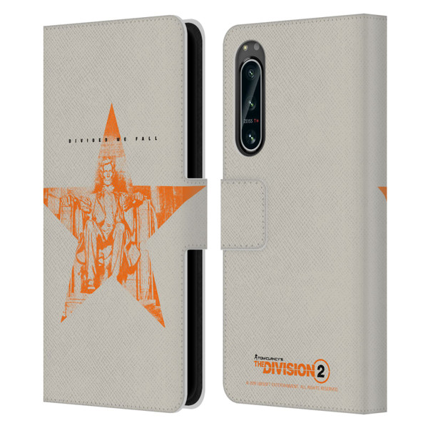 Tom Clancy's The Division 2 Key Art Lincoln Leather Book Wallet Case Cover For Sony Xperia 5 IV