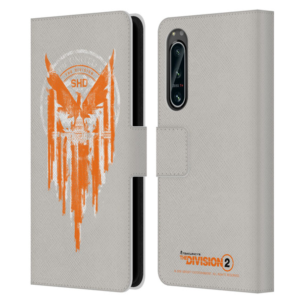 Tom Clancy's The Division 2 Key Art Phoenix Capitol Building Leather Book Wallet Case Cover For Sony Xperia 5 IV