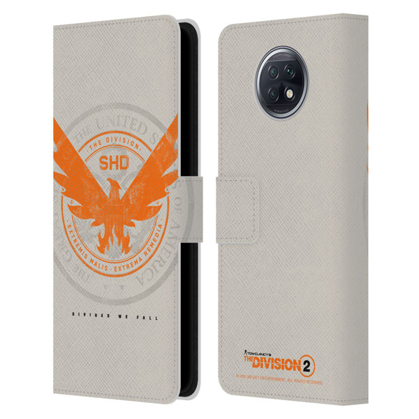 Tom Clancy's The Division 2 Key Art Phoenix US Seal Leather Book Wallet Case Cover For Xiaomi Redmi Note 9T 5G