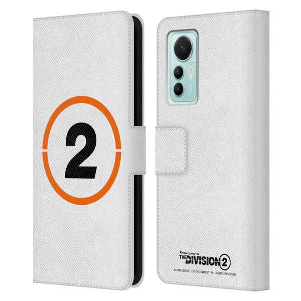 Tom Clancy's The Division 2 Logo Art Ring 2 Leather Book Wallet Case Cover For Xiaomi 12 Lite