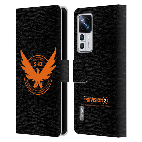 Tom Clancy's The Division 2 Logo Art Phoenix Leather Book Wallet Case Cover For Xiaomi 12T Pro