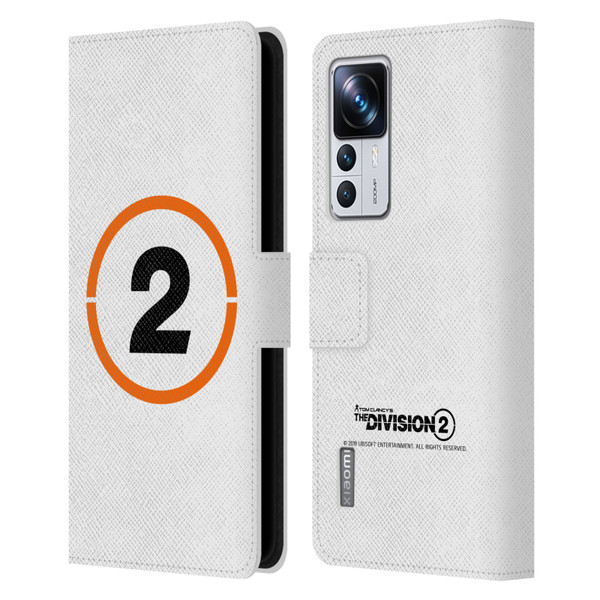 Tom Clancy's The Division 2 Logo Art Ring 2 Leather Book Wallet Case Cover For Xiaomi 12T Pro