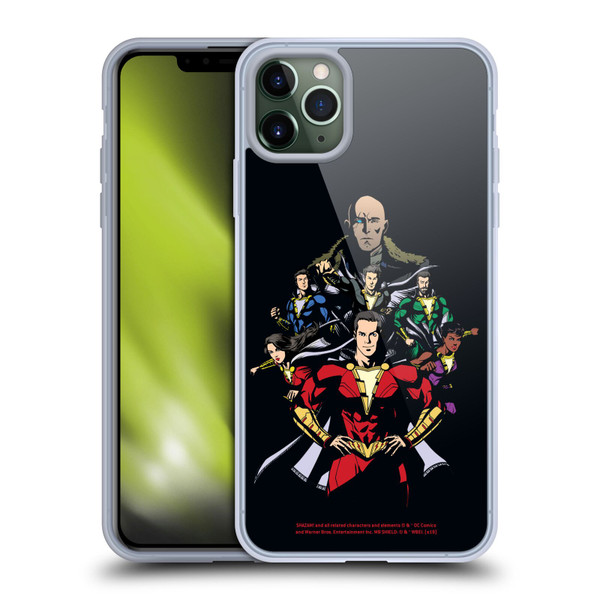 Shazam! 2019 Movie Character Art Family and Sivanna Soft Gel Case for Apple iPhone 11 Pro Max