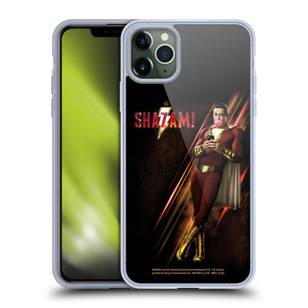 Shazam! 2019 Movie Character Art Poster Soft Gel Case for Apple iPhone 11 Pro Max