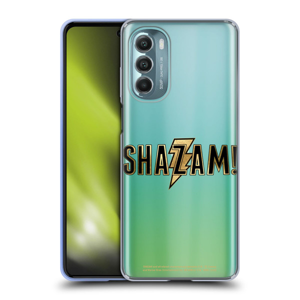 Shazam! 2019 Movie Logos Gold Soft Gel Case for Motorola Moto G Stylus 5G (2022)