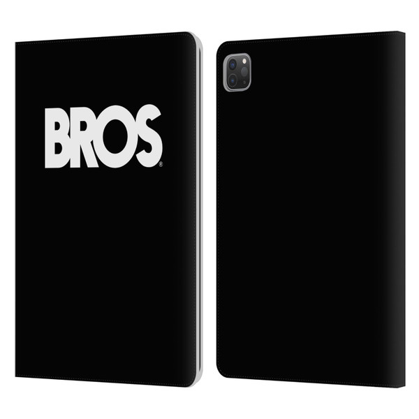 BROS Logo Art Text Leather Book Wallet Case Cover For Apple iPad Pro 11 2020 / 2021 / 2022