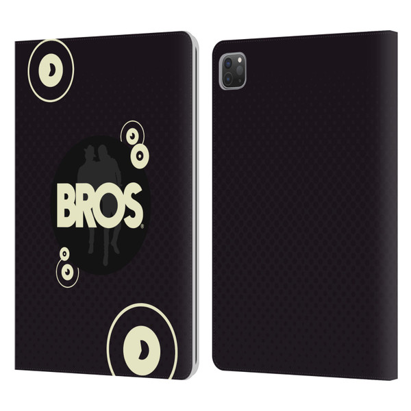 BROS Logo Art Retro Leather Book Wallet Case Cover For Apple iPad Pro 11 2020 / 2021 / 2022