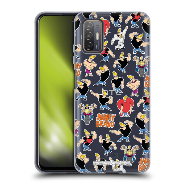 Johnny Bravo Graphics Pattern Soft Gel Case for HTC Desire 21 Pro 5G