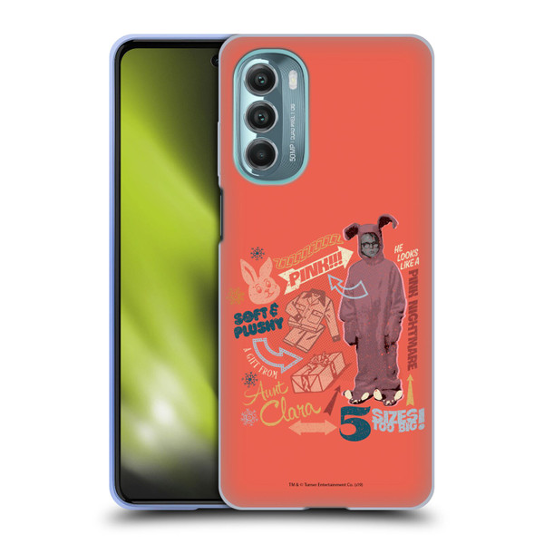 A Christmas Story Composed Art Pink Nightmare Soft Gel Case for Motorola Moto G Stylus 5G (2022)