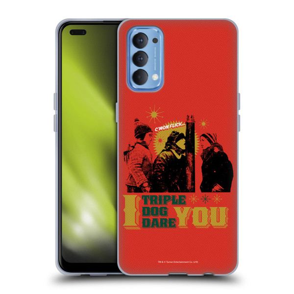 A Christmas Story Composed Art Triple Dog Dare Soft Gel Case for OPPO Reno 4 5G