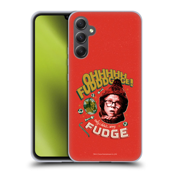 A Christmas Story Composed Art Oh Fudge Soft Gel Case for Samsung Galaxy A34 5G