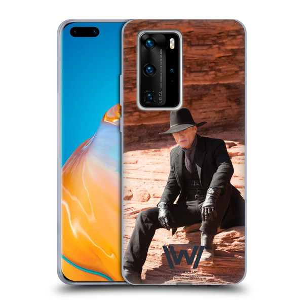 Westworld Characters Man In Black Soft Gel Case for Huawei P40 Pro / P40 Pro Plus 5G