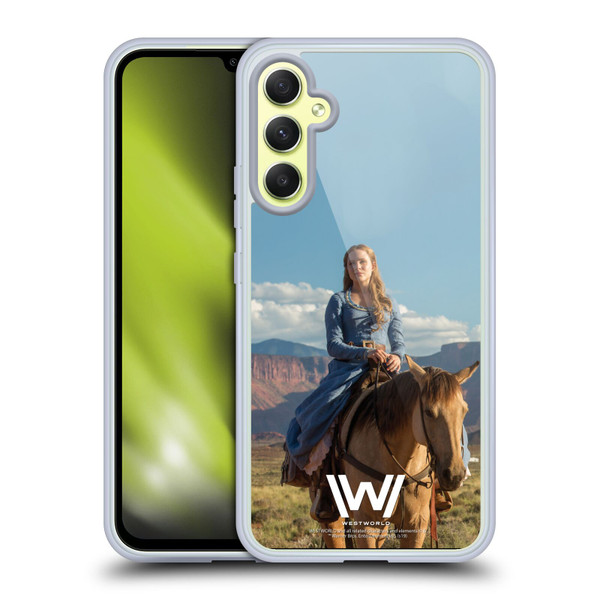 Westworld Characters Dolores Abernathy Soft Gel Case for Samsung Galaxy A34 5G