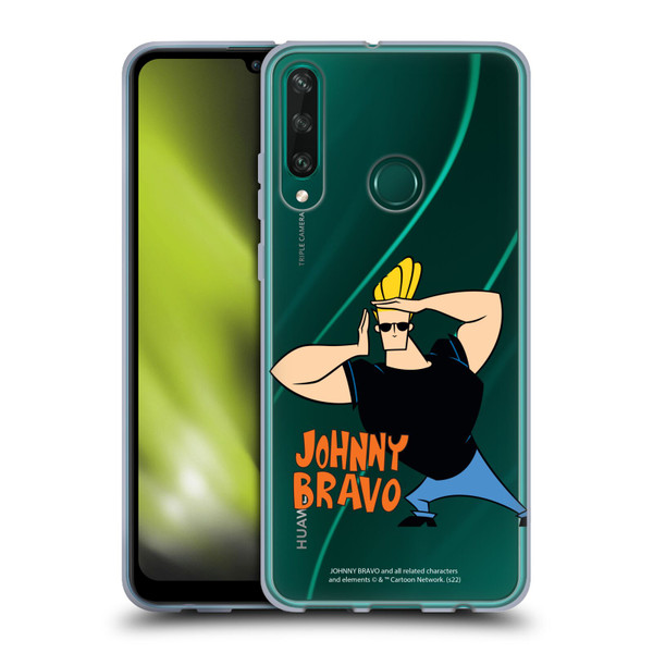Johnny Bravo Graphics Character Soft Gel Case for Huawei Y6p