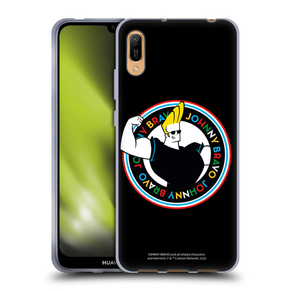 Johnny Bravo Graphics Logo Soft Gel Case for Huawei Y6 Pro (2019)