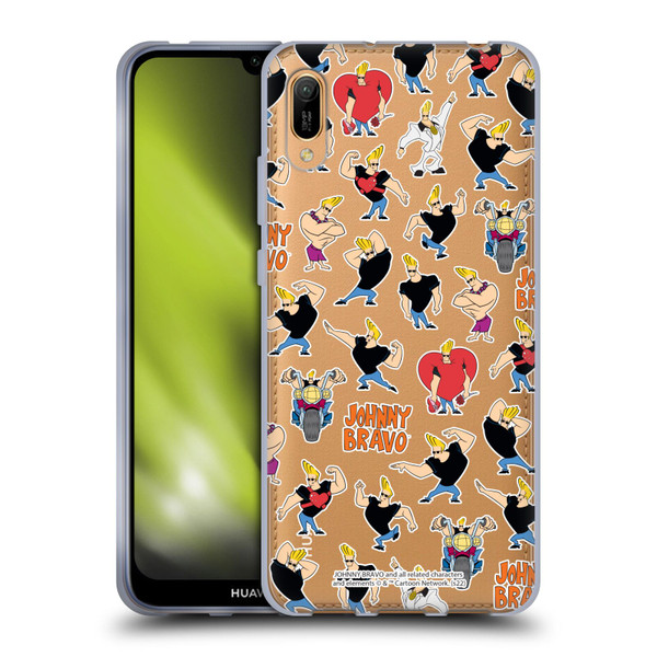 Johnny Bravo Graphics Pattern Soft Gel Case for Huawei Y6 Pro (2019)