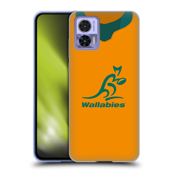Australia National Rugby Union Team 2021 Jersey Home Soft Gel Case for Motorola Edge 30 Neo 5G