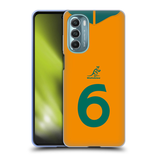 Australia National Rugby Union Team 2021/22 Players Jersey Position 6 Soft Gel Case for Motorola Moto G Stylus 5G (2022)