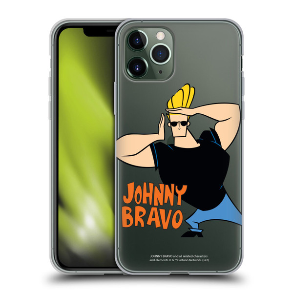 Johnny Bravo Graphics Character Soft Gel Case for Apple iPhone 11 Pro