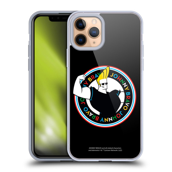 Johnny Bravo Graphics Logo Soft Gel Case for Apple iPhone 11 Pro